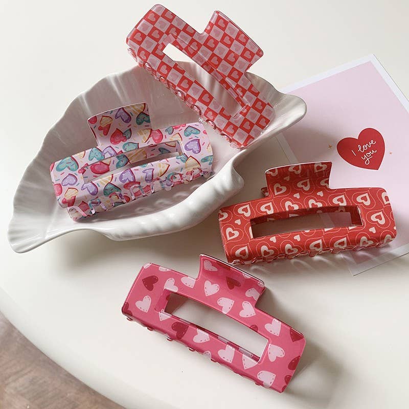 VALENTINSTAG GESCHENK HERZ HAARKLAMMERN