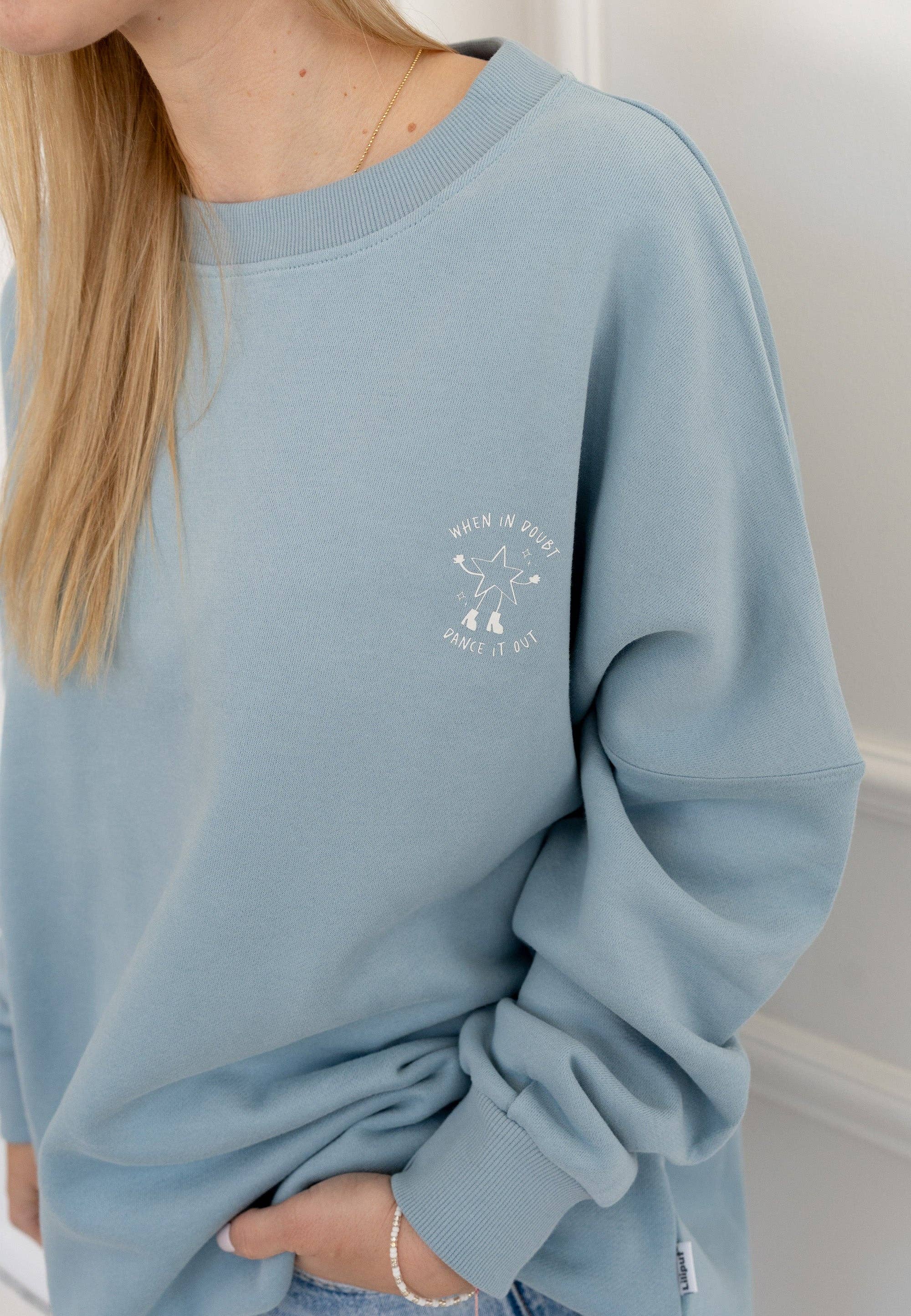 Sweatshirt No Sleep Club hellblau