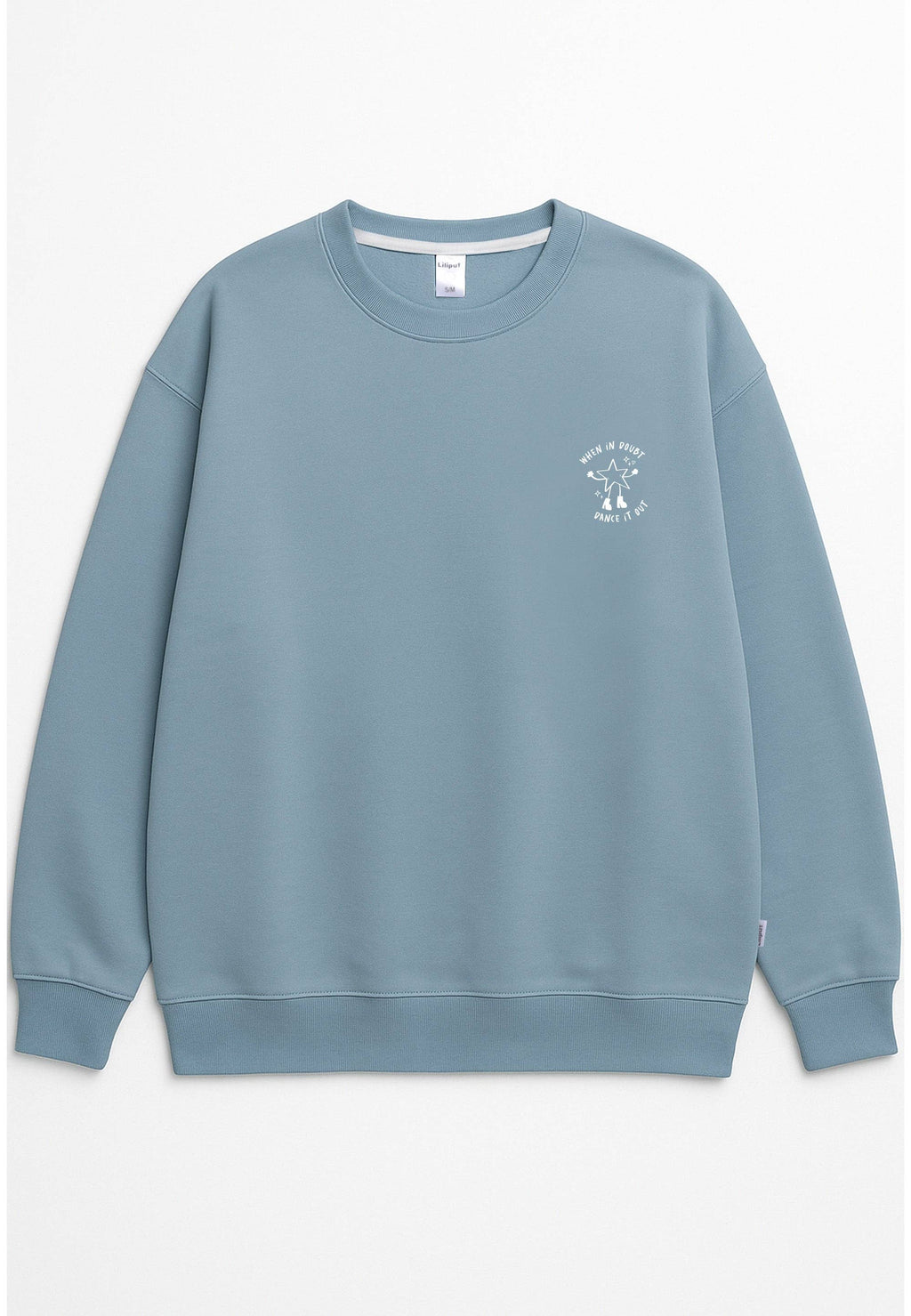 Sweatshirt No Sleep Club hellblau