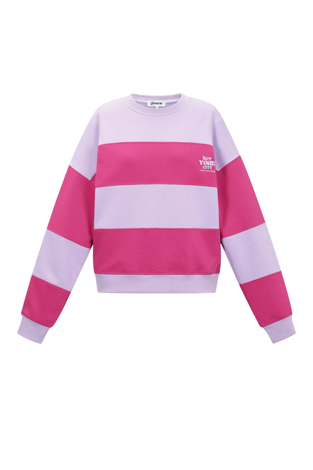 Knitted Cotton Women's Long Sleeve Top Casual Stripes