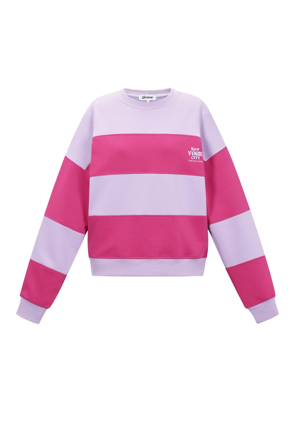 Knitted Cotton Women's Long Sleeve Top Casual Stripes